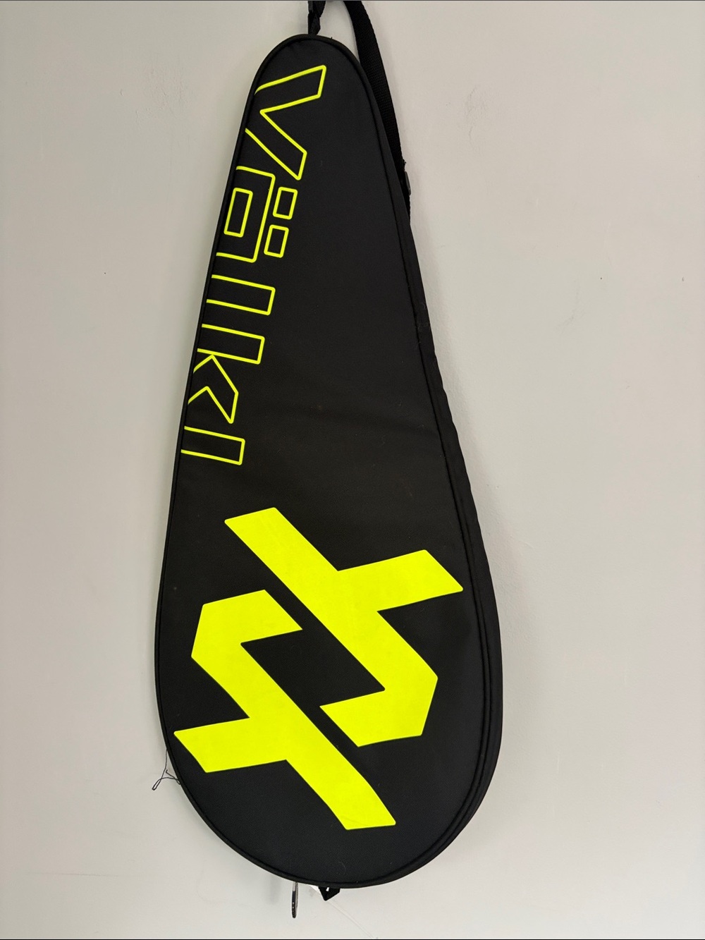 Volkl Black & Neon Yellow Tennis Racket Cover